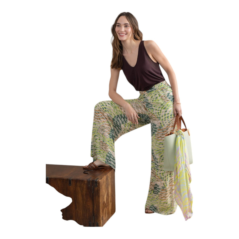 Pantaloni Donna Surkana - Pantalone largo - Verde