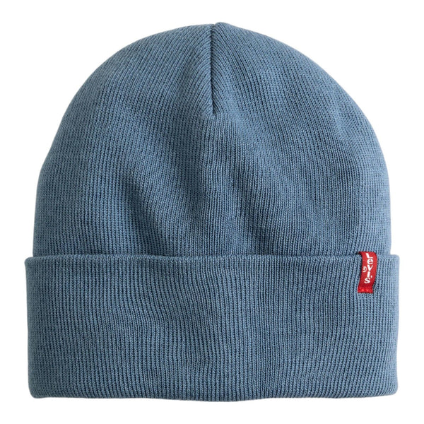Baschi e berretti Uomo Levi's - Slouchy Red Tab Beanie Horizon Blue - Blu