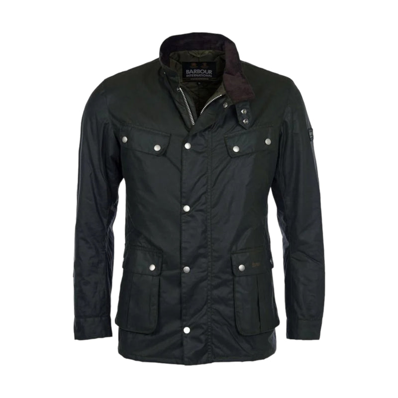 Giubbotti Uomo Barbour International - Duke Wax Jacket - Verde