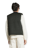 Gilet Uomo Impure - Gilet Zip Mix.boiled Wool - Verde militare