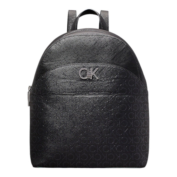 Borse a zainetto Donna Calvin Klein - Re-Lock Dome Backpack_Mono - Nero