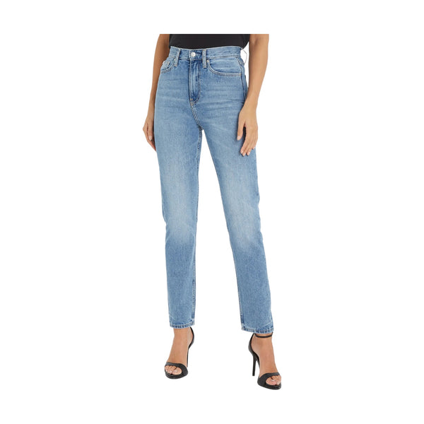 Jeans Donna Calvin Klein - Low Rise Straight - Celeste