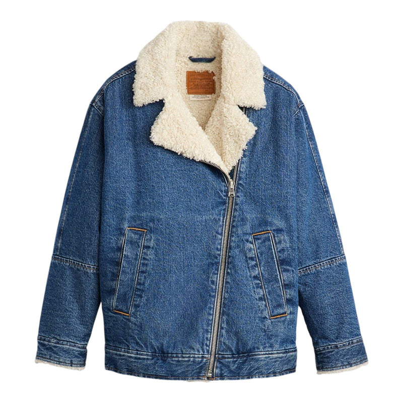 Giubbini Donna Levi's - Sherpa Flight - Denim