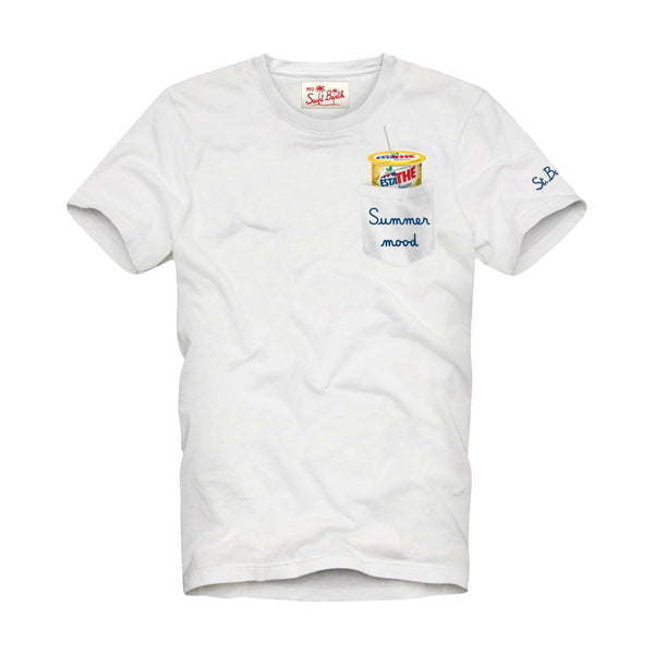 T-shirt Bambini Unisex Mc2 Saint Barth - Eddy T Shirt With Pocket - Multicolore