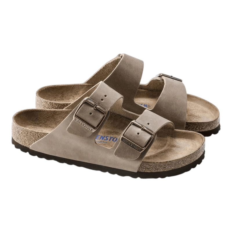 Sandali Unisex Birkenstock - Arizona SFB tabacco brown, Oiled Leather - Marrone