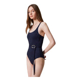 Costumi interi Donna Twinset - Costume Intero Con Ferretto - Blu