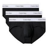 Slip Uomo Calvin Klein - Hip Brief 3Pk - Nero