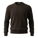 Maglioni Uomo Alpha Studio - Girocollo M/L Merinos Pesante - Marrone