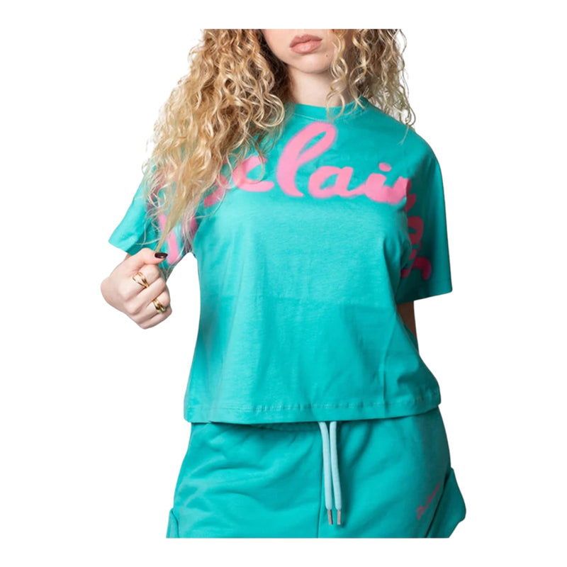 T-shirt Donna Disclaimer - Maglia Donna Crop In Jersey - Menta