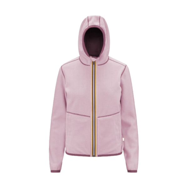 Felpe con cappuccio Donna K-Way - Lily Velour Polar Double - Viola