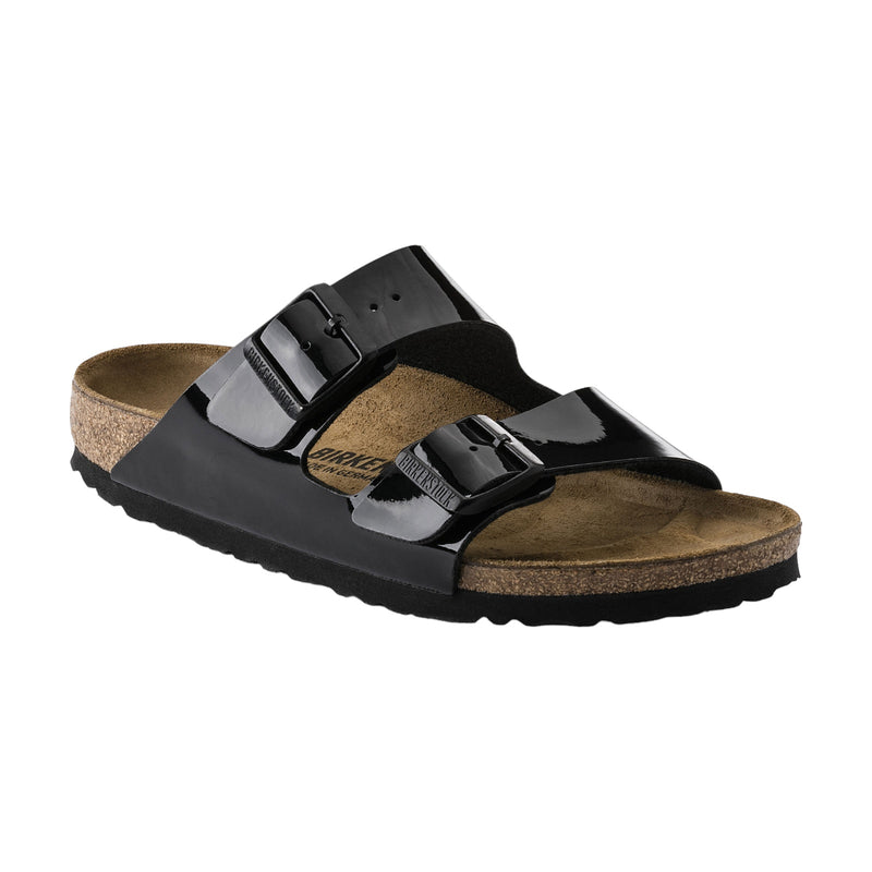 Sandali Donna Birkenstock - Arizona black, Birko Flor Patent - Nero