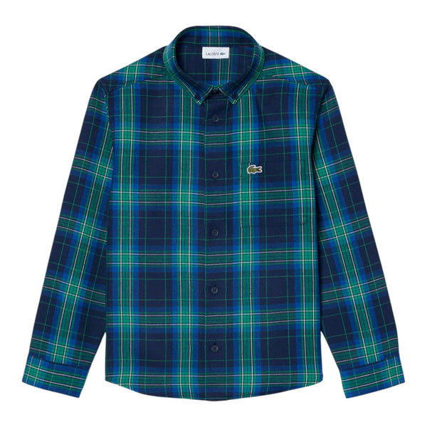 Camicie Bambino Lacoste - Lcb Woven Ls Shirt - Blu
