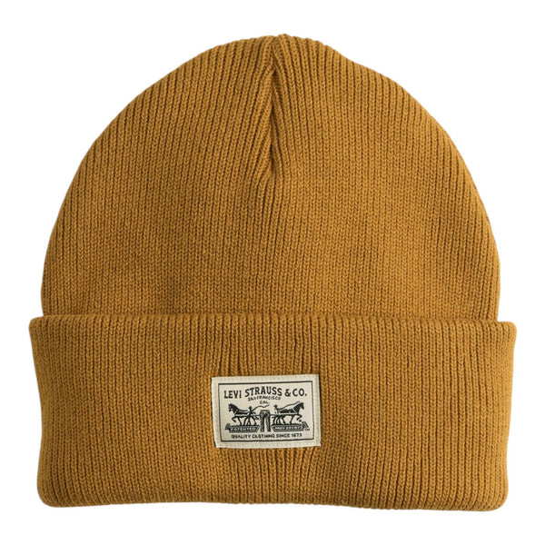 Baschi e berretti Uomo Levi's - Backpatch Beanie Bracken - Beige