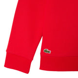 Felpe senza cappuccio Ragazzo Lacoste - Lcn Pique Applique Fleece Crew - Rosso