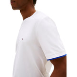 T-shirt Uomo Tommy Hilfiger - Performance Tipped Tee - Bianco