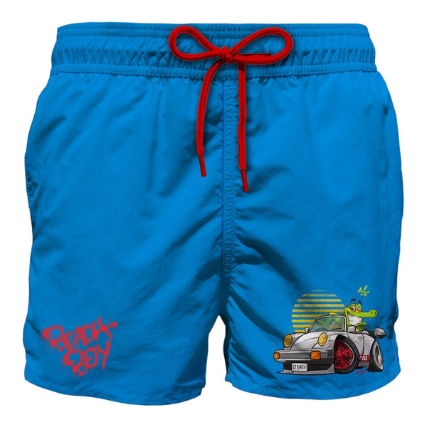 Pantaloncini e calzoncini Bambino Mc2 Saint Barth - Haiti Placed Print Swim Short - Multicolore