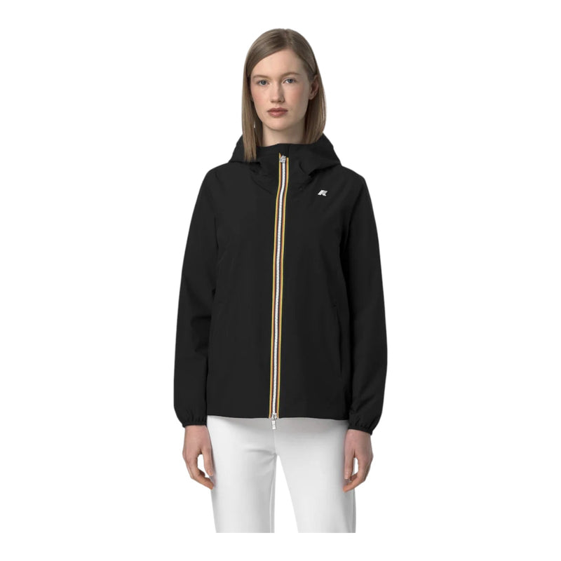 Giubbini Donna K-Way - Marguerite Stretch Poly Jersey - Nero