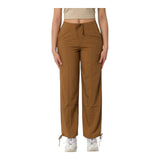 Pantaloni Donna Calvin Klein - Washed Ecovero Nylon Pant - Cammello