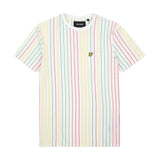 T-shirt Uomo Lyle & Scott - Multi Stripe T-Shirt - Bianco