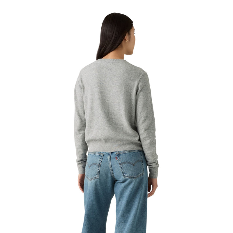 Cardigan Donna Levi's - Super Soft Crewneck - Grigio