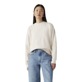 Felpe senza cappuccio Donna Levi's - Everyday Sweatshirt Sugar Swizzle Brushe - Panna