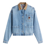 Giacche Donna Tommy Hilfiger - Chore Jacket Crest Bi6111 - Denim