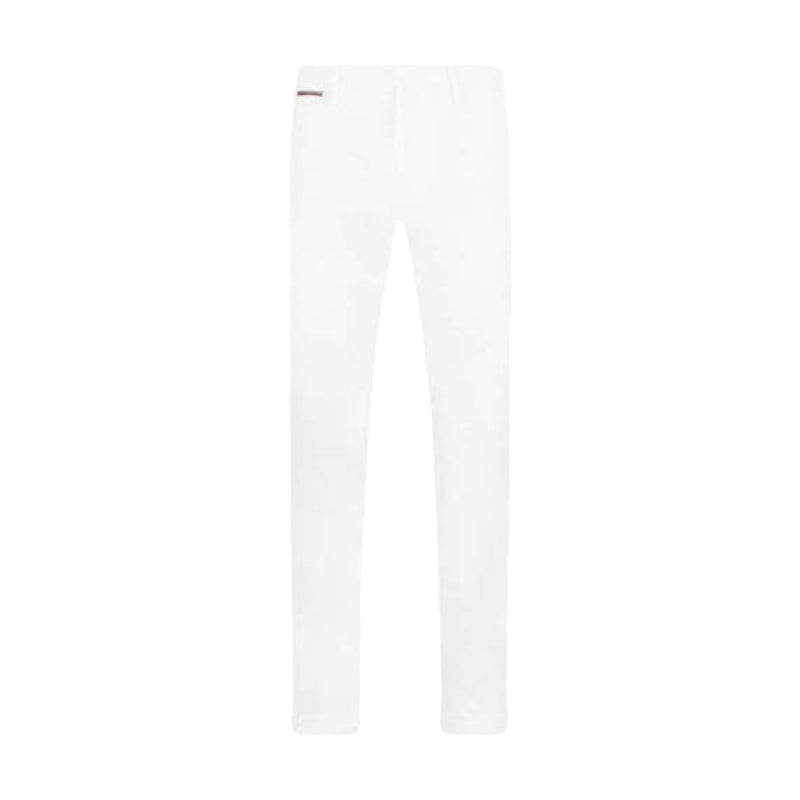 Pantaloni Uomo Tommy Hilfiger - Denton Chino Summer Twill Flex - Bianco