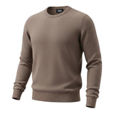 Maglioni Uomo Alpha Studio - Girocollo M/L Contrasti Geelong Base - Beige
