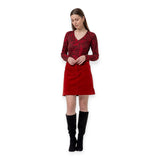 Gonne casual Donna Surkana - Minigonna tasche a toppa - Rosso