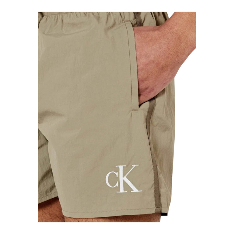 Pantaloncini e calzoncini Uomo Calvin Klein - Medium Drawstring Fashion - Beige