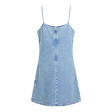 Vestiti casual Donna Calvin Klein - Iconic Denim Mini Dress - Denim