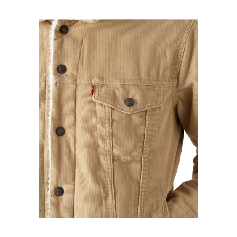 Giubbotti Uomo Levi's - Type Iii Sherpa Trucker Jacket - Beige