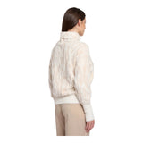 Maglioni Donna RINO & PELLE - Boxy turtleneck sweater - Panna
