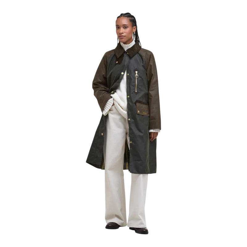 Giubbini Donna Barbour - Evette Wax Jkt - Verde