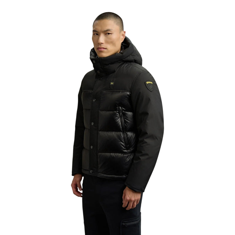 Piumini Uomo Blauer - Brook	Giubbini Corti Imbottito Piuma - Nero