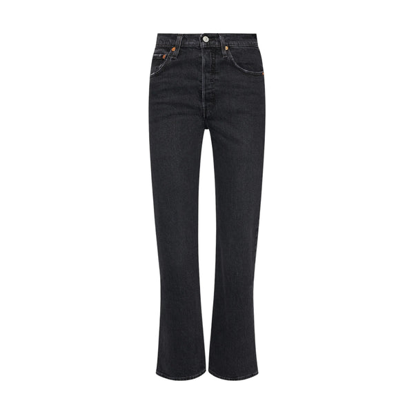 Jeans Donna Levi's - Ribcage Straight Ankle - Nero