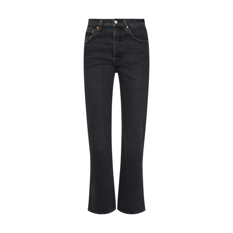 Jeans Donna Levi's - Ribcage Straight Ankle - Nero