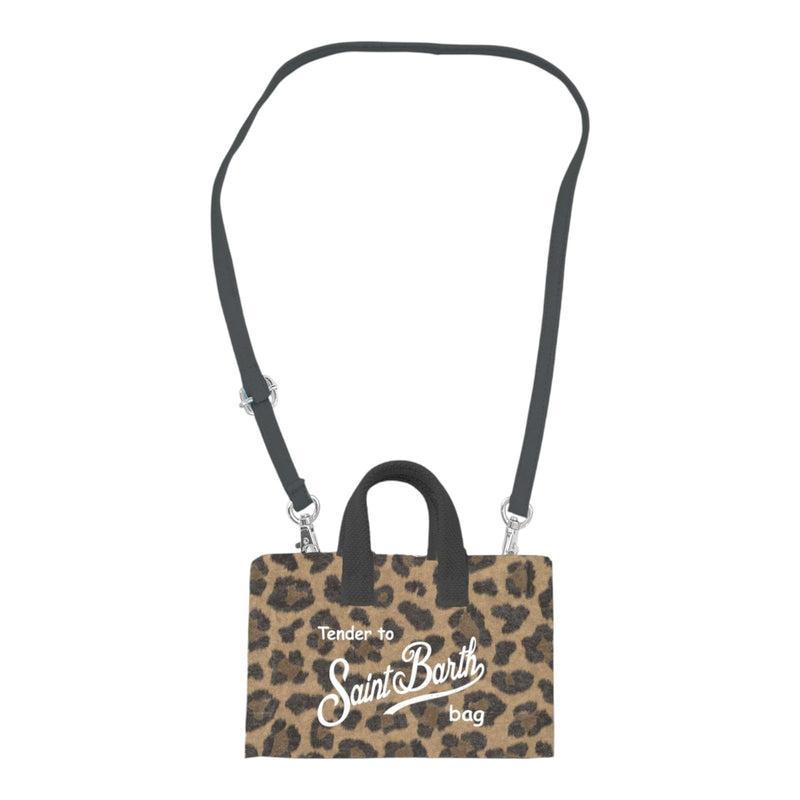 Pochette e Clutch Donna Mc2 Saint Barth - Phone Bag Felt - Marrone