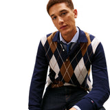 Maglie Uomo Tommy Hilfiger - Argyle Ls Rugby - Blu