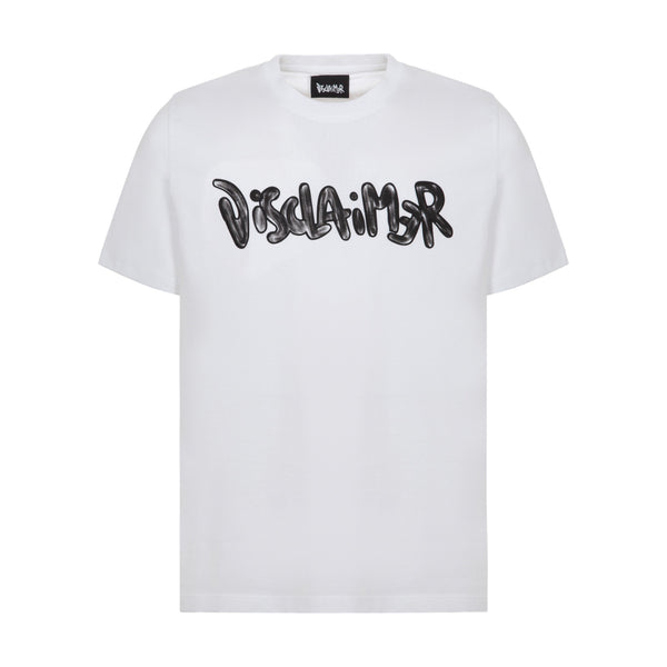 T-shirt Uomo Disclaimer - Maglia Uomo In Jersey - Bianco