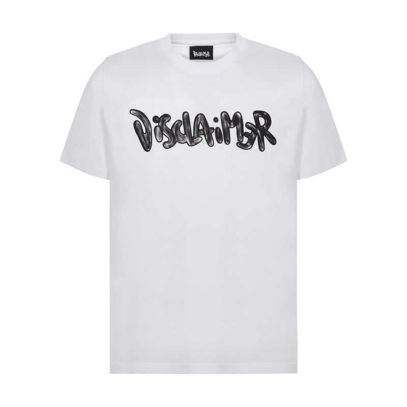 T-shirt Uomo Disclaimer - Maglia Uomo In Jersey - Bianco