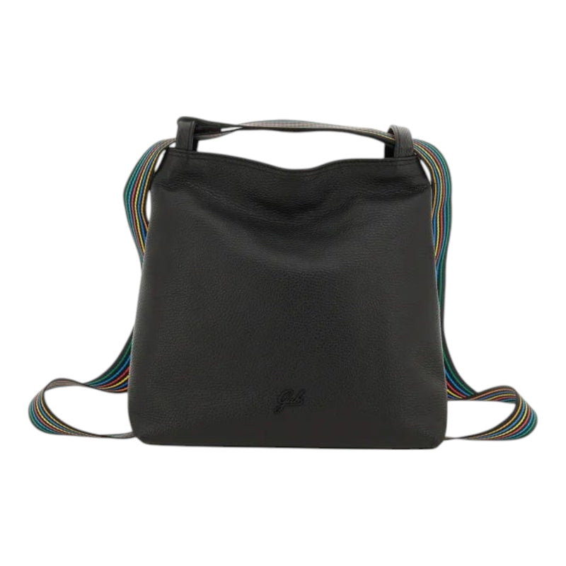 Borse a spalla Donna Gabs - Dorina Tg L - Bull+Nastro Multicolor Black - Nero