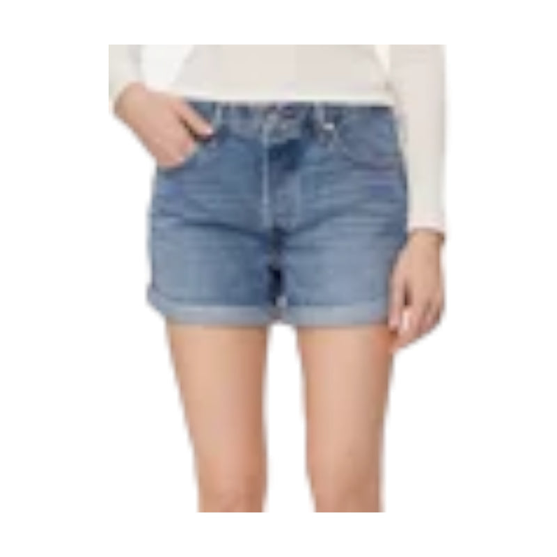 Pantaloncini Donna Levi's - 501 Rolled Short Orindas Troy Scraped - Blu