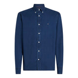 Camicie casual Uomo Tommy Hilfiger - Chambray Rf Shirt - Blu