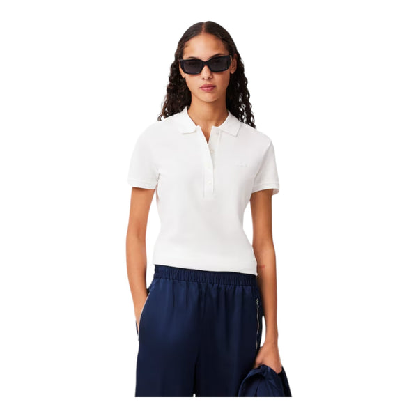 Polo Donna Lacoste - Maglietta M/C - Bianco