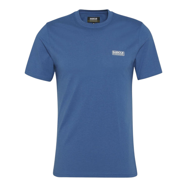 T-shirt Uomo Barbour International - Small Logo Tee - Blu