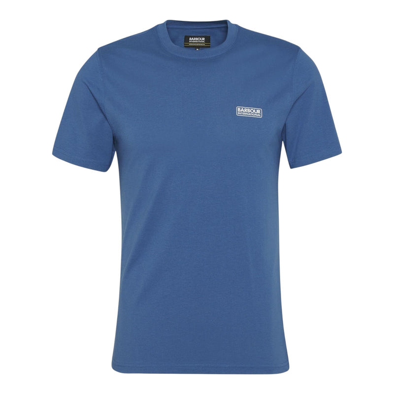 T-shirt Uomo Barbour International - Small Logo Tee - Blu