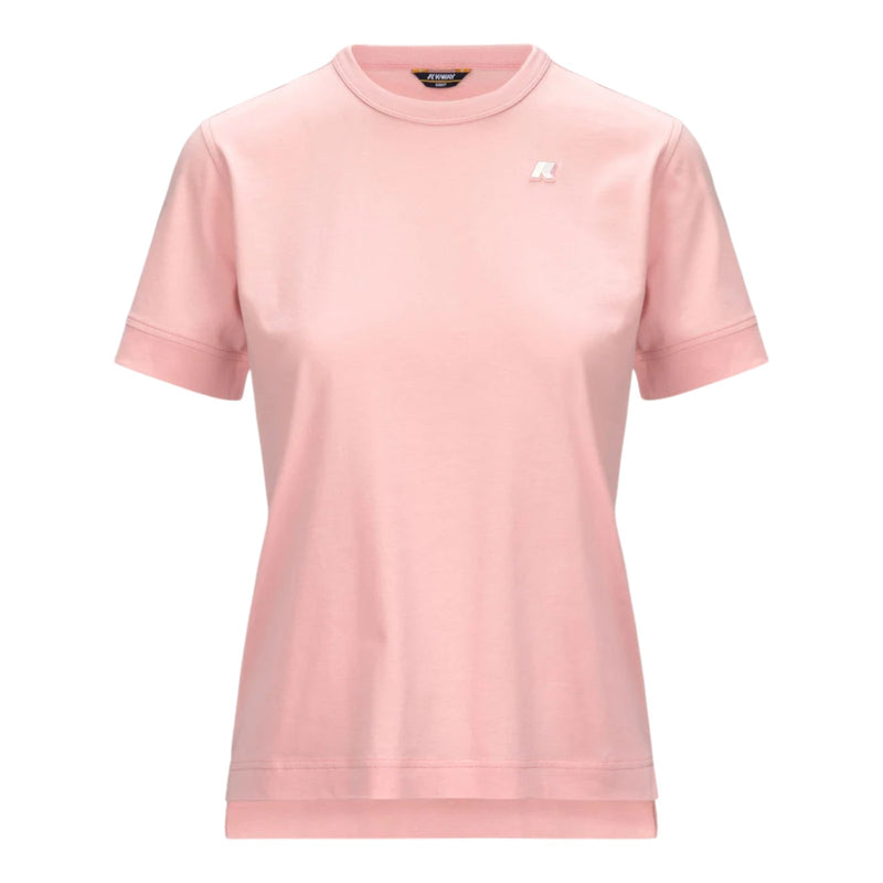 T-shirt Donna K-Way - Emel Jersey - Rosa
