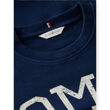 Felpe senza cappuccio Donna Tommy Hilfiger - Varsity Crest Mdrn Sweatshirt - Blu