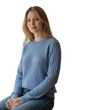 Maglioni Donna SOLOCASCMIR - Pullover Cachemire - Celeste